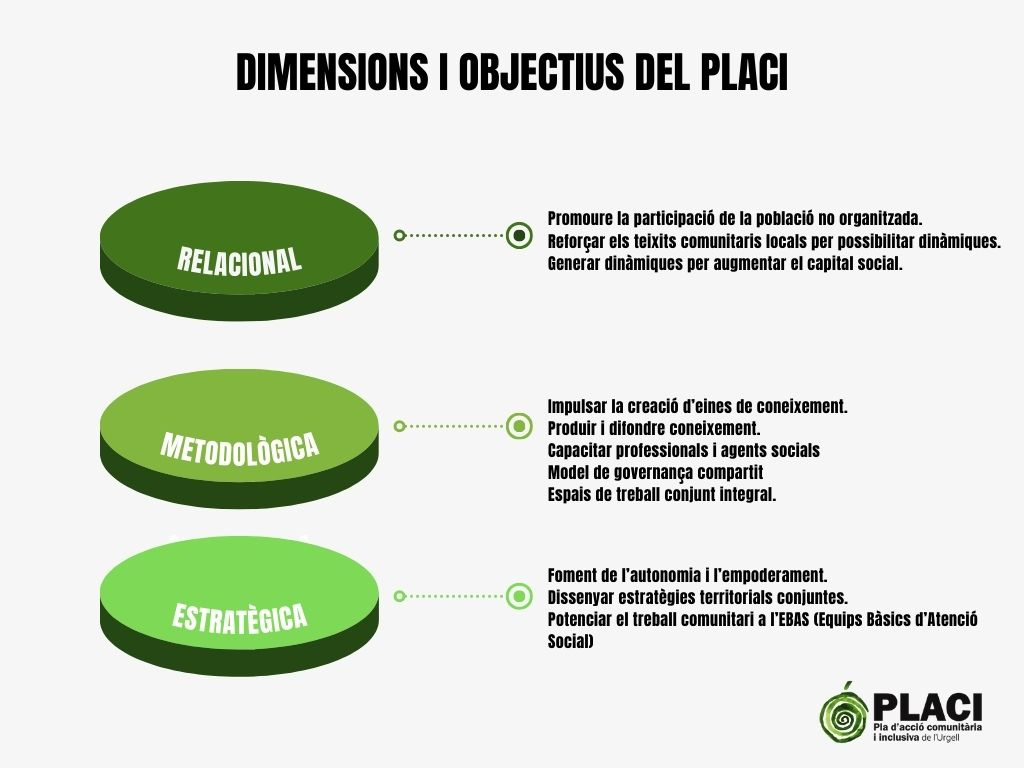 Dimensions i objectius del PLACI